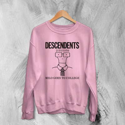 Descendents Sweatshirt Milo Goes to College Sweater Punk Rock Band Shirt