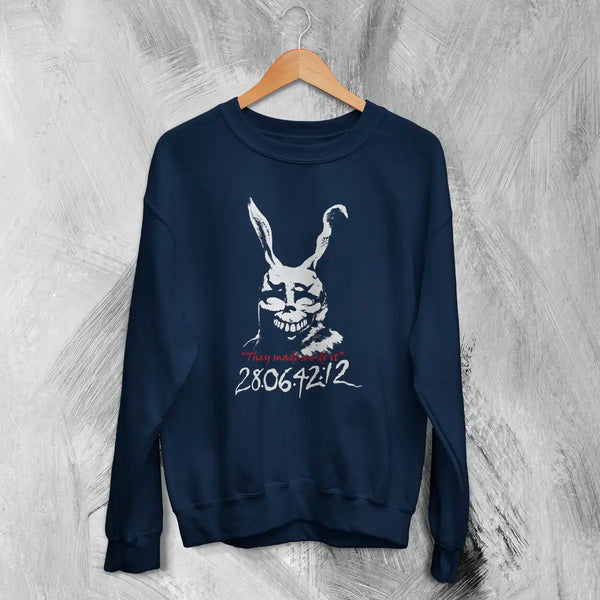 Donnie Darko Frank Rabbit Sweatshirt Donnie Darko Shirt They Do It Movie Crewneck