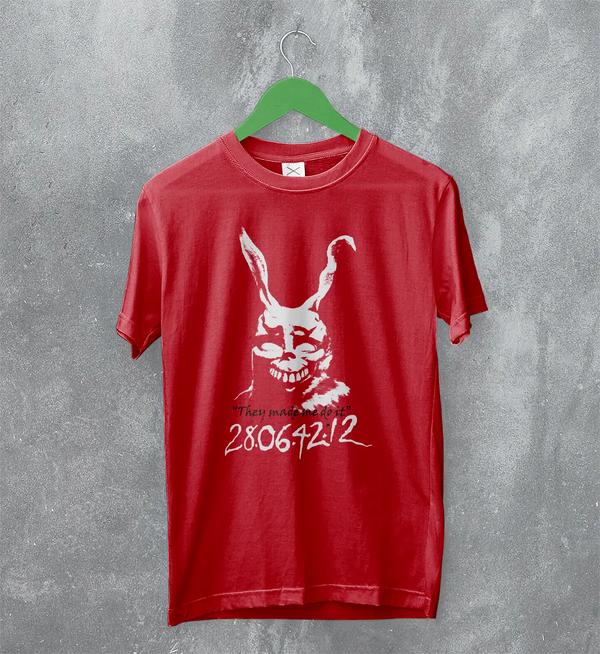 Donnie Darko Frank Rabbit T-Shirt Donnie Darko Shirt They Do It Movie Tee