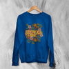 Fleetwood Mac Sweatshirt Vintage Floral Sweater Classic Rock Band Merch