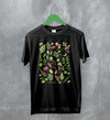 Floral T-Shirt Pattern Flower Tee Plant Shirt Abstract Vintage Floral Design