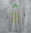 Floral T-Shirt Pattern Flower Tee Plant Shirt Abstract Vintage Floral Design