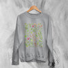 Floral Sweatshirt Pattern Flower Shirt Plant Sweater Vintage Floral Design