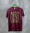 Floral T-Shirt Pattern Flower Tee Plant Shirt Abstract Vintage Floral Design