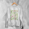 Floral Sweatshirt Pattern Flower Shirt Plant Sweater Vintage Floral Design