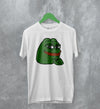 Frog T-Shirt Pepe Frog Lover Tee Meme Shirt Retro Funny Green Frog