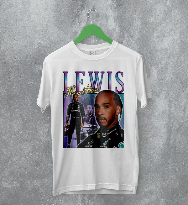 Lewis Hamilton T-Shirt Bootleg F1 Shirt MBE Sport FREng British Racing Merch