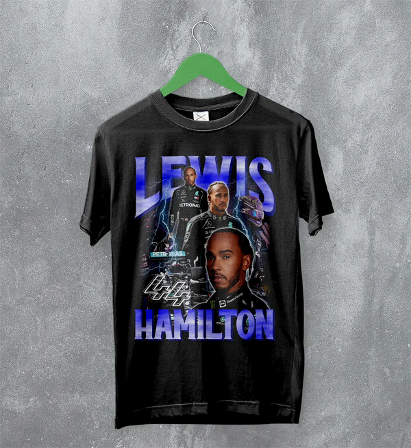 Lewis Hamilton T-Shirt MBE Bootleg F1 Shirt FREng British Racing Driver Merch