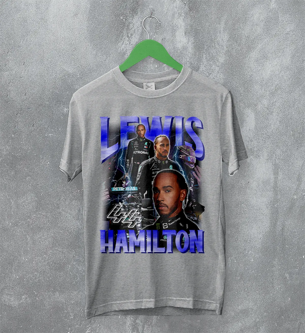 Lewis Hamilton T-Shirt MBE Bootleg F1 Shirt FREng British Racing Driver Merch