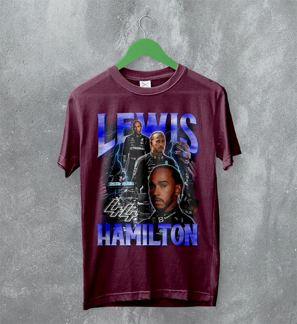 Lewis Hamilton T-Shirt MBE Bootleg F1 Shirt FREng British Racing Driver Merch