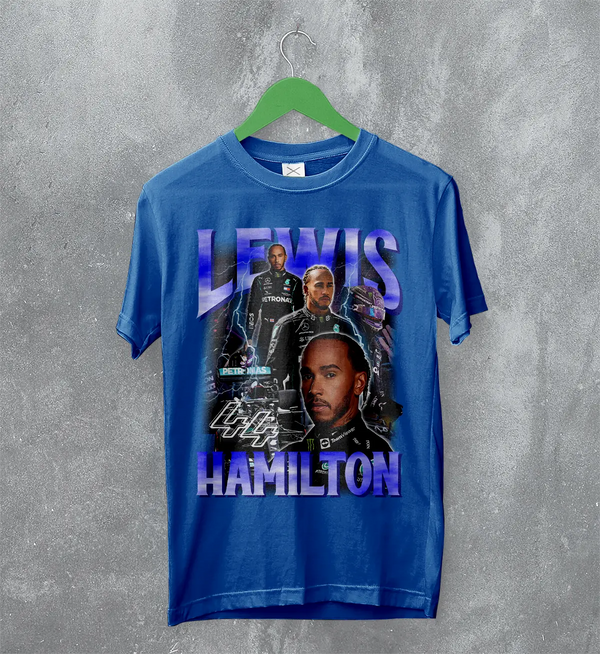 Lewis Hamilton T-Shirt MBE Bootleg F1 Shirt FREng British Racing Driver Merch