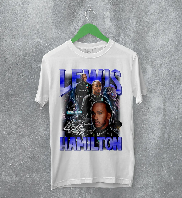 Lewis Hamilton T-Shirt MBE Bootleg F1 Shirt FREng British Racing Driver Merch