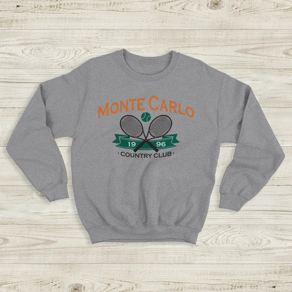 Tennis Sport Sweatshirt 1996 Monte Carlo Tennis Shirt County Club Merch