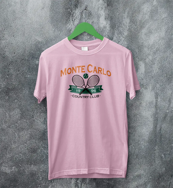 Tennis Sport T-shirt 1996 Monte Carlo Tennis Shirt County Club Merch