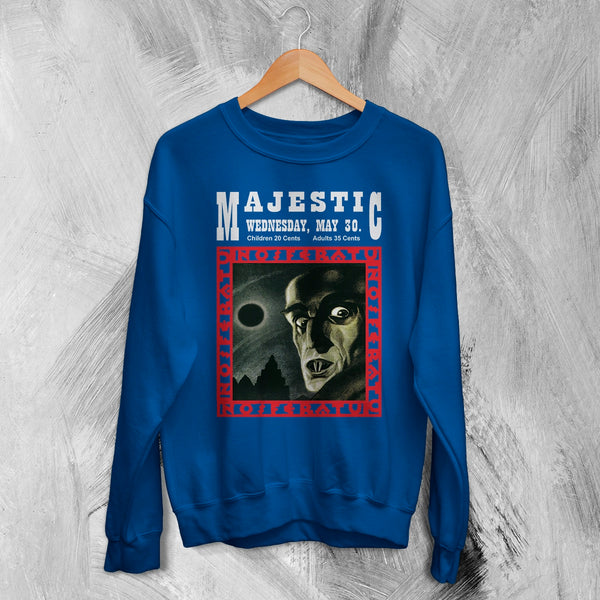 Nosferatu The Majestic Sweatshirt Majestic Nightmare Shirt Horror Movie Crewneck