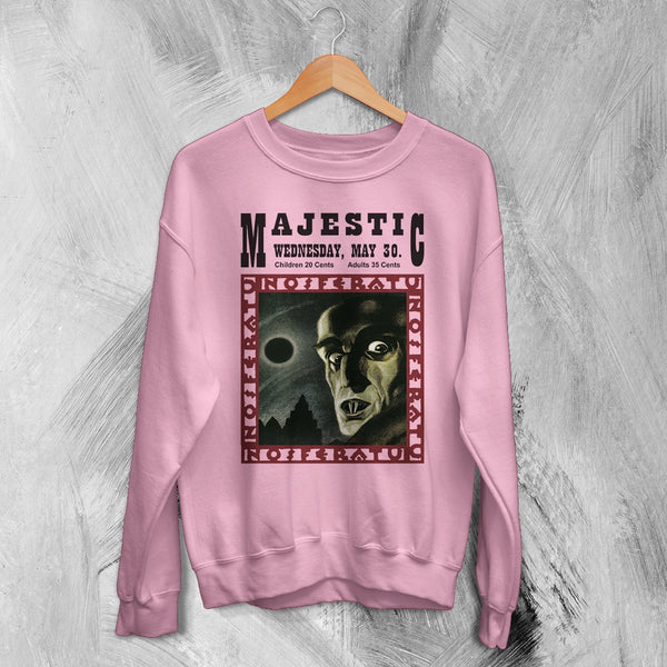 Nosferatu The Majestic Sweatshirt Majestic Nightmare Shirt Horror Movie Crewneck