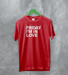 The Cure T-Shirt Friday I'm In Love Shirt Goth Rock Band Music Merch