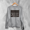 Throbbing Gristle Sweatshirt 1975 TG Industrial Music for Industrial People Sweater