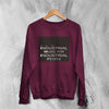 Throbbing Gristle Sweatshirt 1975 TG Industrial Music for Industrial People Sweater