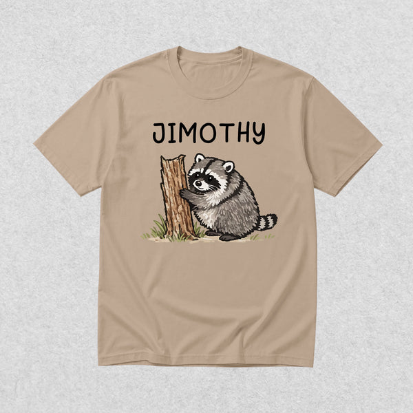 Cute Jimothy T-Shirt Raccoon Lover Shirt Wild Animals Tee