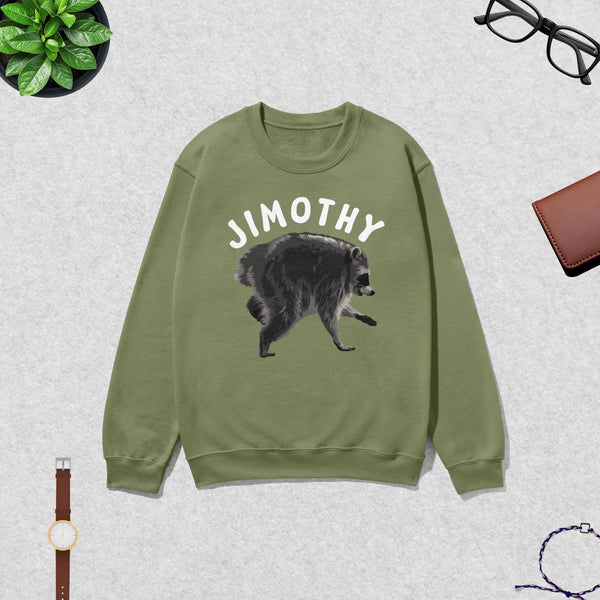 Jimothy Sweatshirt Wild Raccoon Lover Shirt Love Jimothy Animals Seattle Crewneck