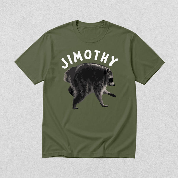 Jimothy T-Shirt Wild Raccoon Lover Shirt Love Jimothy Animals Seattle Tee