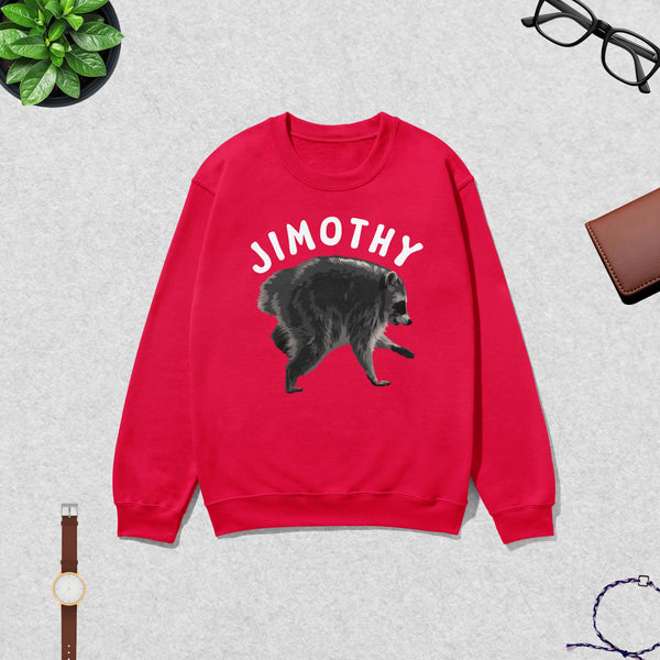 Jimothy Sweatshirt Wild Raccoon Lover Shirt Love Jimothy Animals Seattle Crewneck