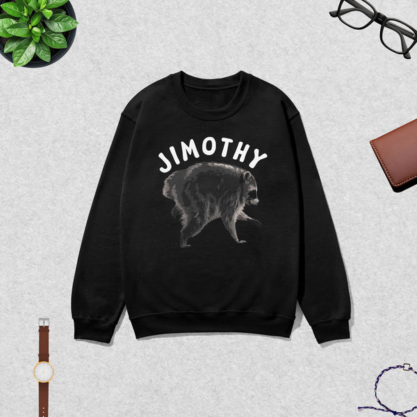 Jimothy Sweatshirt Wild Raccoon Lover Shirt Love Jimothy Animals Seattle Crewneck