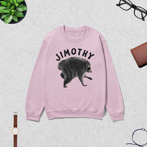 Jimothy Sweatshirt Wild Raccoon Lover Shirt Love Jimothy Animals Seattle Crewneck