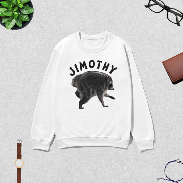 Jimothy Sweatshirt Wild Raccoon Lover Shirt Love Jimothy Animals Seattle Crewneck