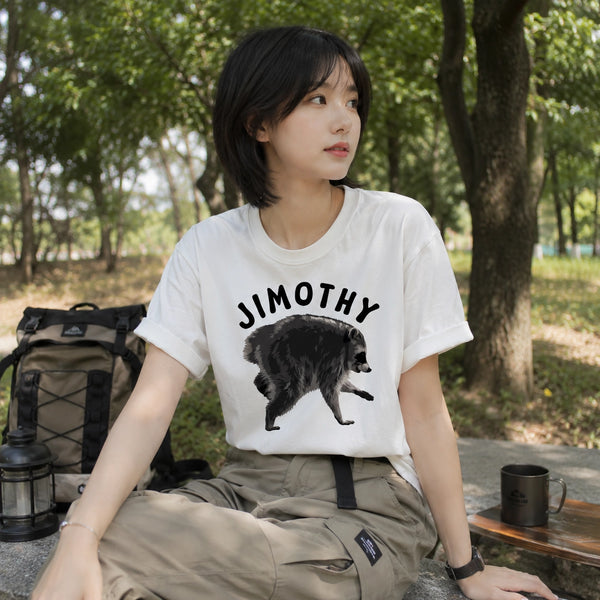 Jimothy T-Shirt Wild Raccoon Lover Shirt Love Jimothy Animals Seattle Tee