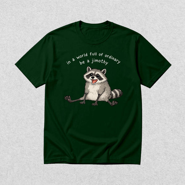 Jimothy The Raccoon T-Shirt Seattle Ordinary World Shirt Jimothy Wild Lover Tee