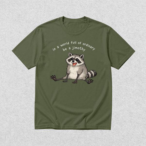 Jimothy The Raccoon T-Shirt Seattle Ordinary World Shirt Jimothy Wild Lover Tee