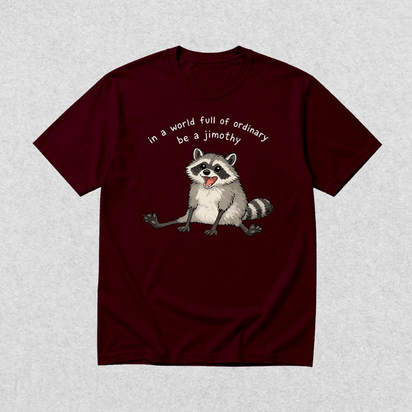 Jimothy The Raccoon T-Shirt Seattle Ordinary World Shirt Jimothy Wild Lover Tee