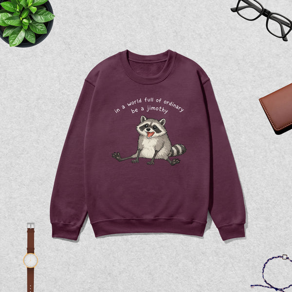 Jimothy The Raccoon Sweatshirt Seattle Ordinary World Shirt Jimothy Wild Lover Crewneck