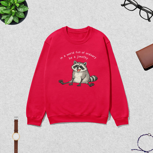 Jimothy The Raccoon Sweatshirt Seattle Ordinary World Shirt Jimothy Wild Lover Crewneck