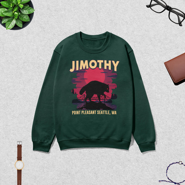 Jimothy Seattle Sweatshirt Jimothy The Raccoon Shirt Cool Wild Animals Crewneck