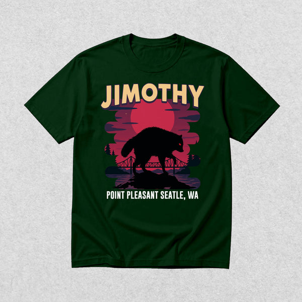 Jimothy Seattle T-Shirt Jimothy The Raccoon Shirt Cool Wild Animals Tee