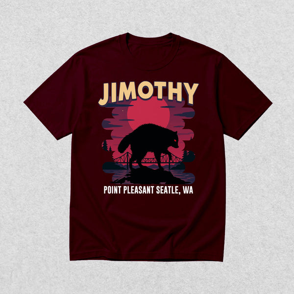 Jimothy Seattle T-Shirt Jimothy The Raccoon Shirt Cool Wild Animals Tee