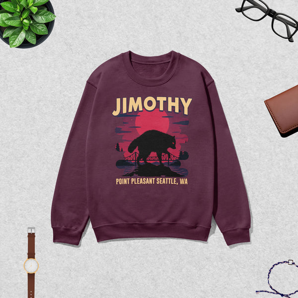 Jimothy Seattle Sweatshirt Jimothy The Raccoon Shirt Cool Wild Animals Crewneck