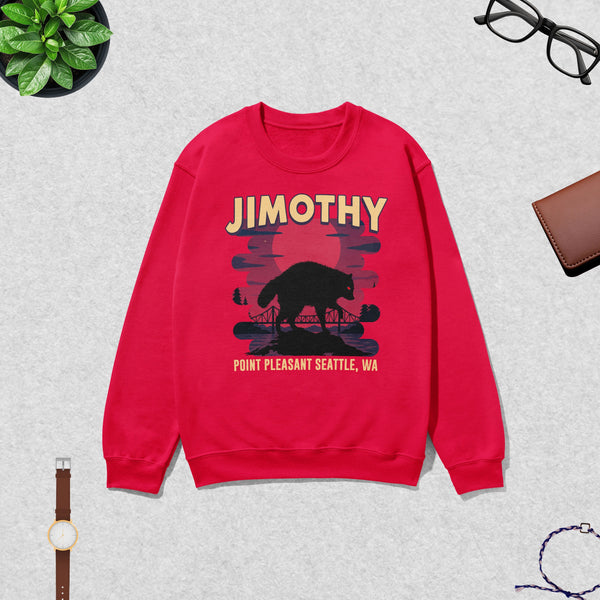 Jimothy Seattle Sweatshirt Jimothy The Raccoon Shirt Cool Wild Animals Crewneck