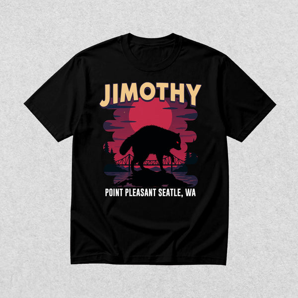 Jimothy Seattle T-Shirt Jimothy The Raccoon Shirt Cool Wild Animals Tee