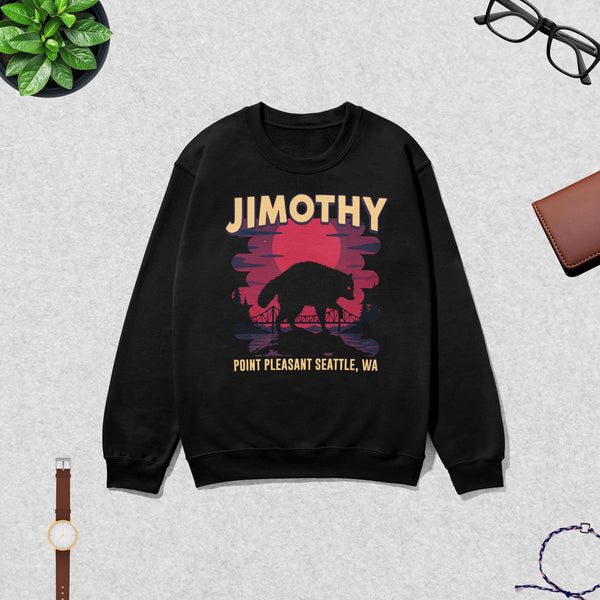 Jimothy Seattle Sweatshirt Jimothy The Raccoon Shirt Cool Wild Animals Crewneck