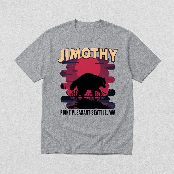 Jimothy Seattle T-Shirt Jimothy The Raccoon Shirt Cool Wild Animals Tee