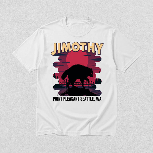 Jimothy Seattle T-Shirt Jimothy The Raccoon Shirt Cool Wild Animals Tee