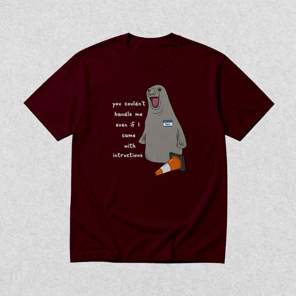 Niel The Seal T-Shirt Dont Control Me Shirt Niel The Seal Viral Animal Lover Tee