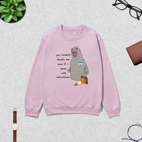Niel The Seal Sweatshirt Dont Control Me Shirt Niel The Seal Viral Animal Lover Crewneck
