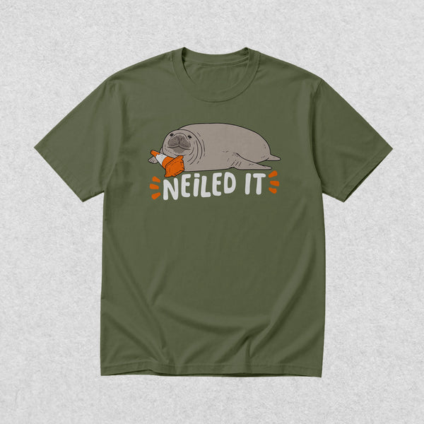 Niel The Seal T-Shirt Neiled IT Shirt Niel The Seal Viral Animal Lover Tee