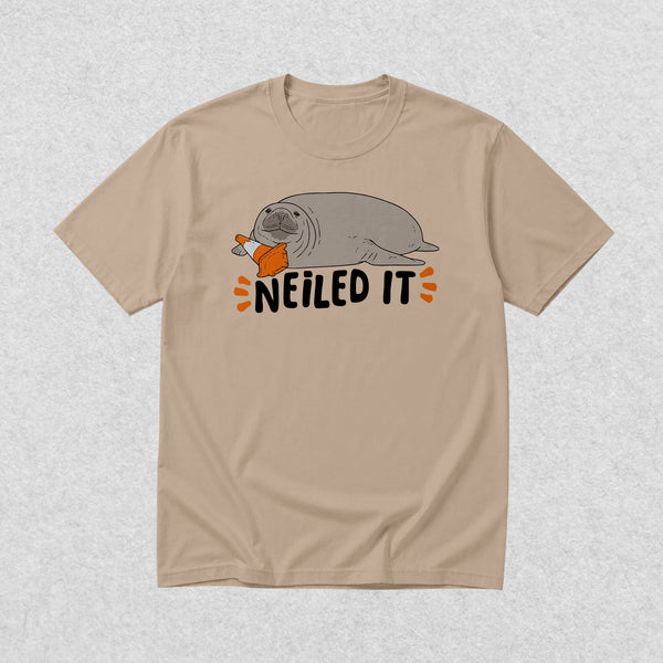 Niel The Seal T-Shirt Neiled IT Shirt Niel The Seal Viral Animal Lover Tee