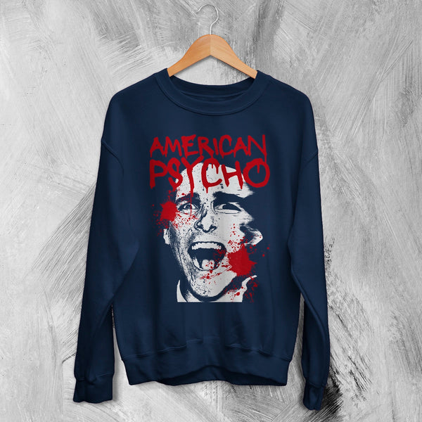 American Psycho Sweatshirt Patrick Bateman Psychopathic Ego Shirt Psycho Movie Crewneck